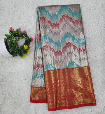 Semi Kanchipattu Tissue Saree