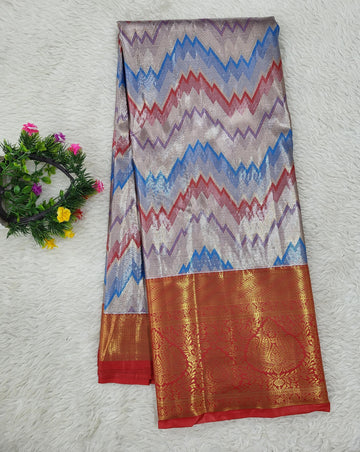 Semi Kanchipattu Tissue Saree