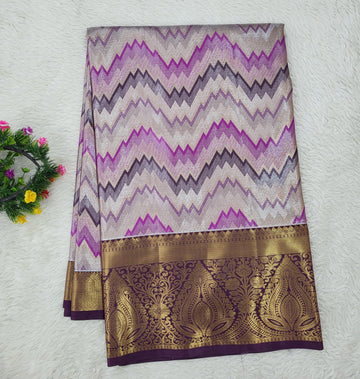 Semi Kanchipattu Tissue Saree