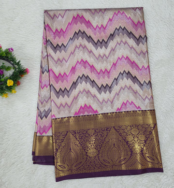 Semi Kanchipattu Tissue Saree