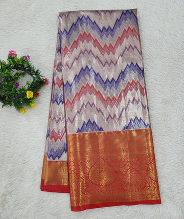 Semi Kanchipattu Tissue Saree
