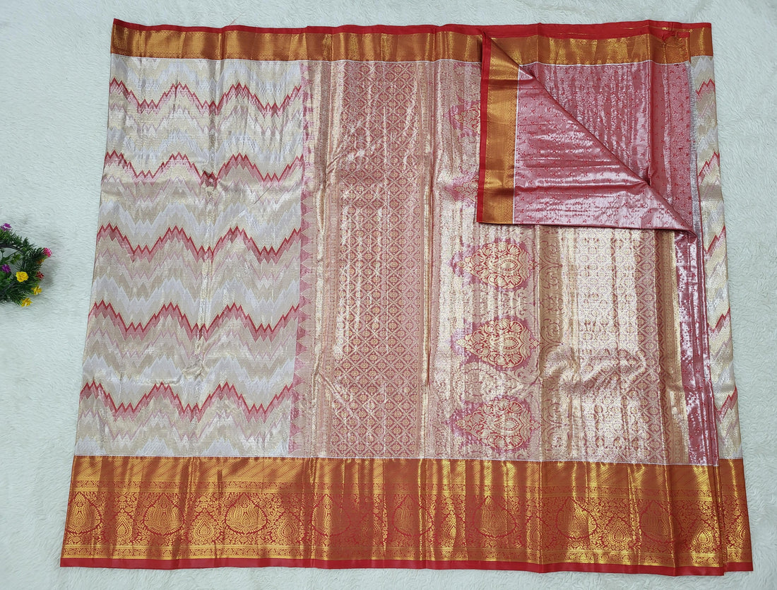 Semi Kanchipattu Tissue Saree