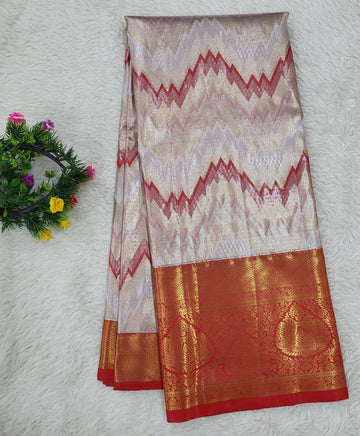 Semi Kanchipattu Tissue Saree