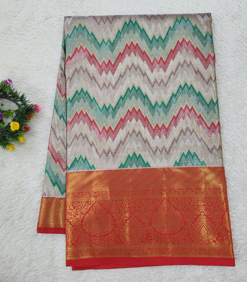 Semi Kanchipattu Tissue Saree
