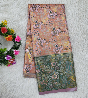 (2–5 Years) Lehenga -  Unstitched (Blouse + Material)