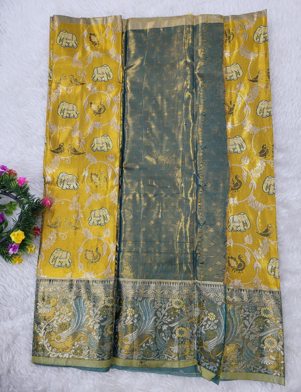 (2–5 Years) Lehenga -  Unstitched (Blouse + Material)