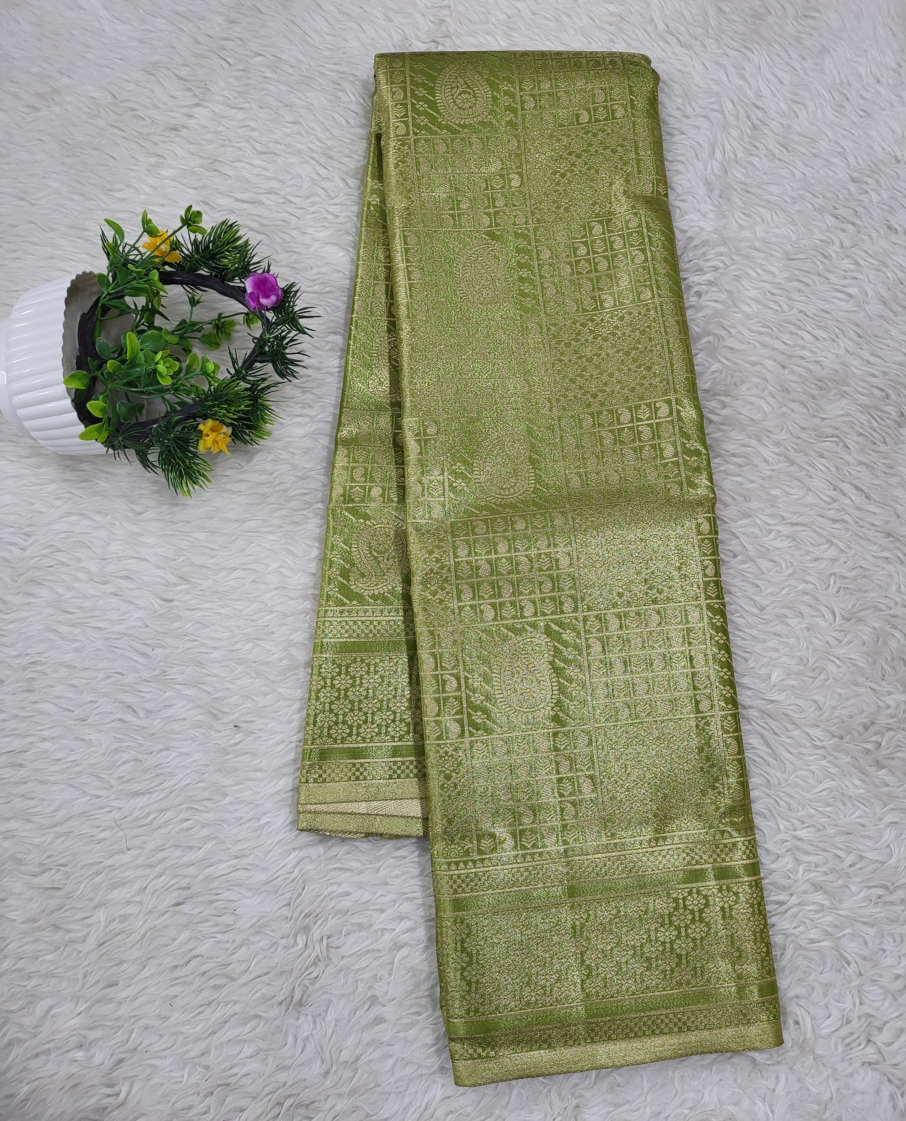 Semi kanchipattu Tissue Saree