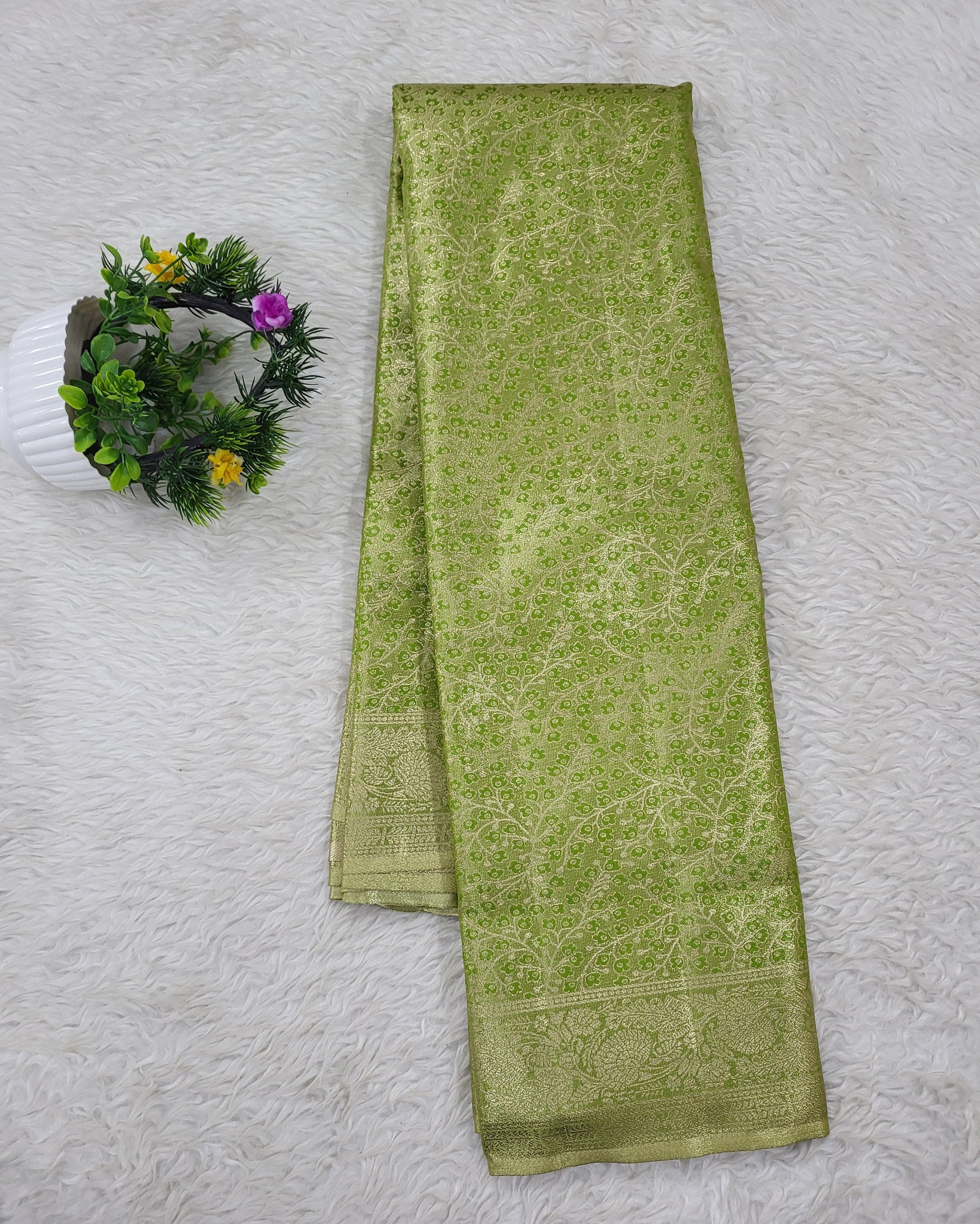 Semi kanchipattu Tissue Saree