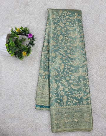 Semi kanchipattu Tissue Saree