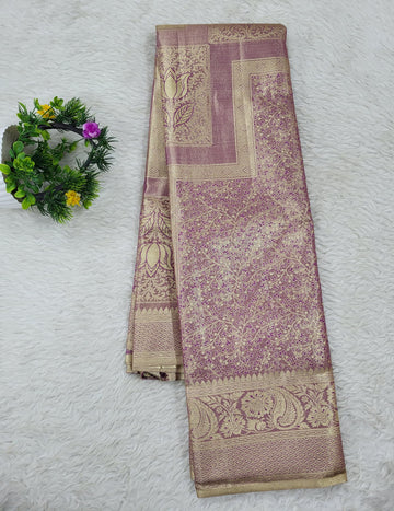 Semi kanchipattu Tissue Saree