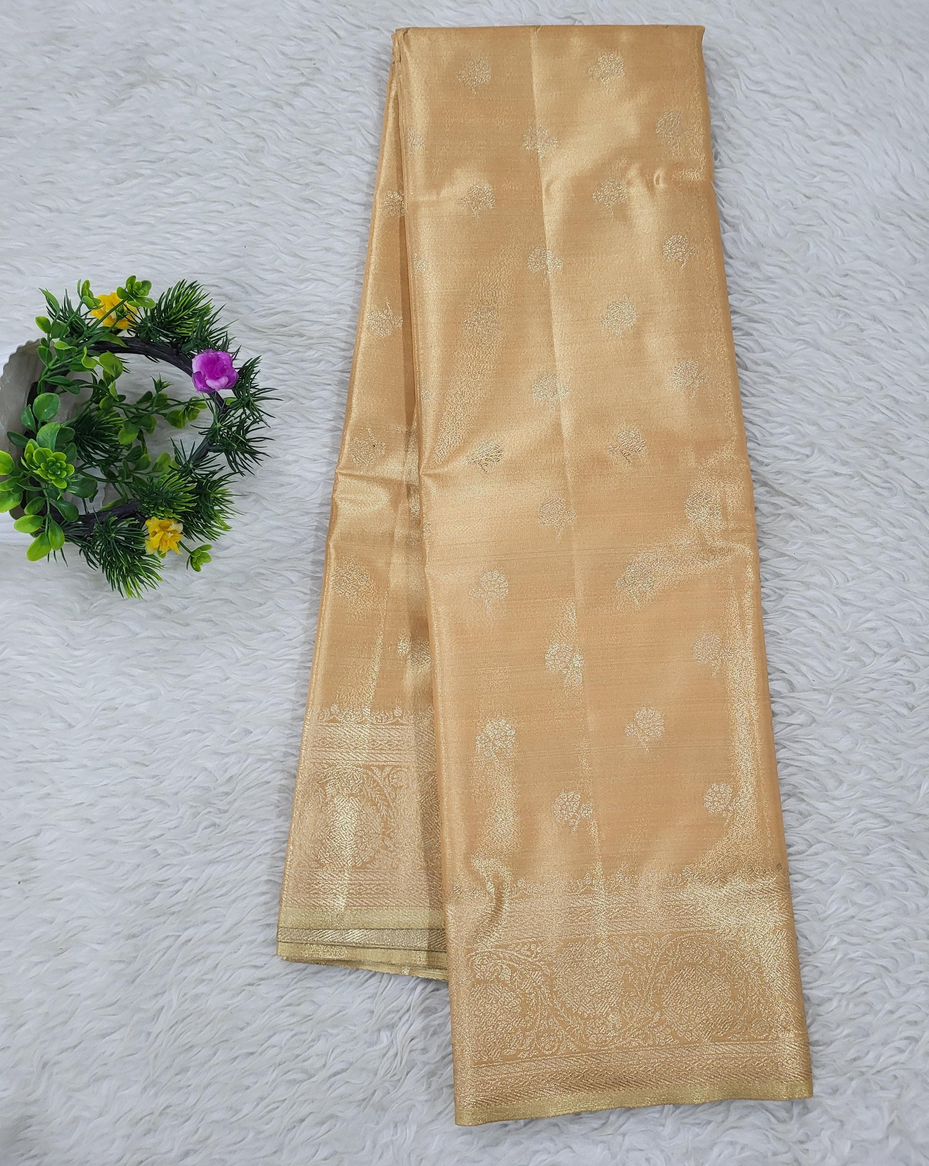 Semi kanchipattu Tissue Saree