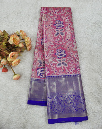 Semi kanchipattu Tissue Saree