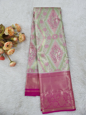 Semi kanchipattu Tissue Saree