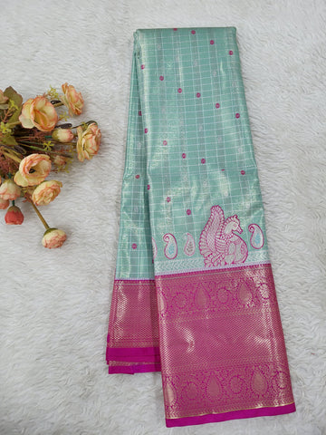 Semi kanchipattu Tissue Saree