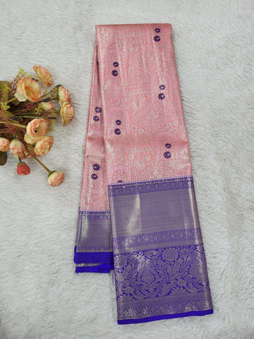 Semi kanchipattu Tissue Saree