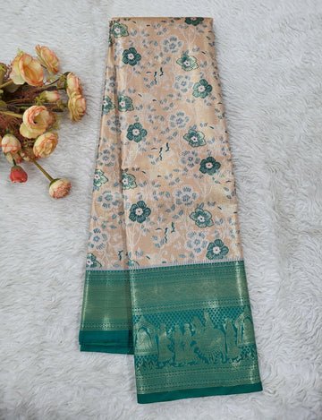 Semi kanchipattu Tissue Saree