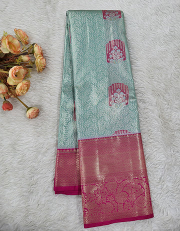 Semi kanchipattu Tissue Saree