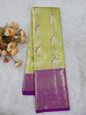 Semi kanchipattu Tissue Saree