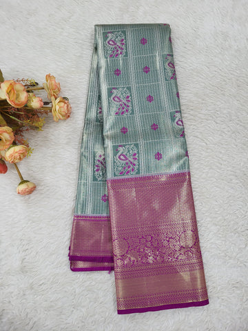 Semi kanchipattu Tissue Saree