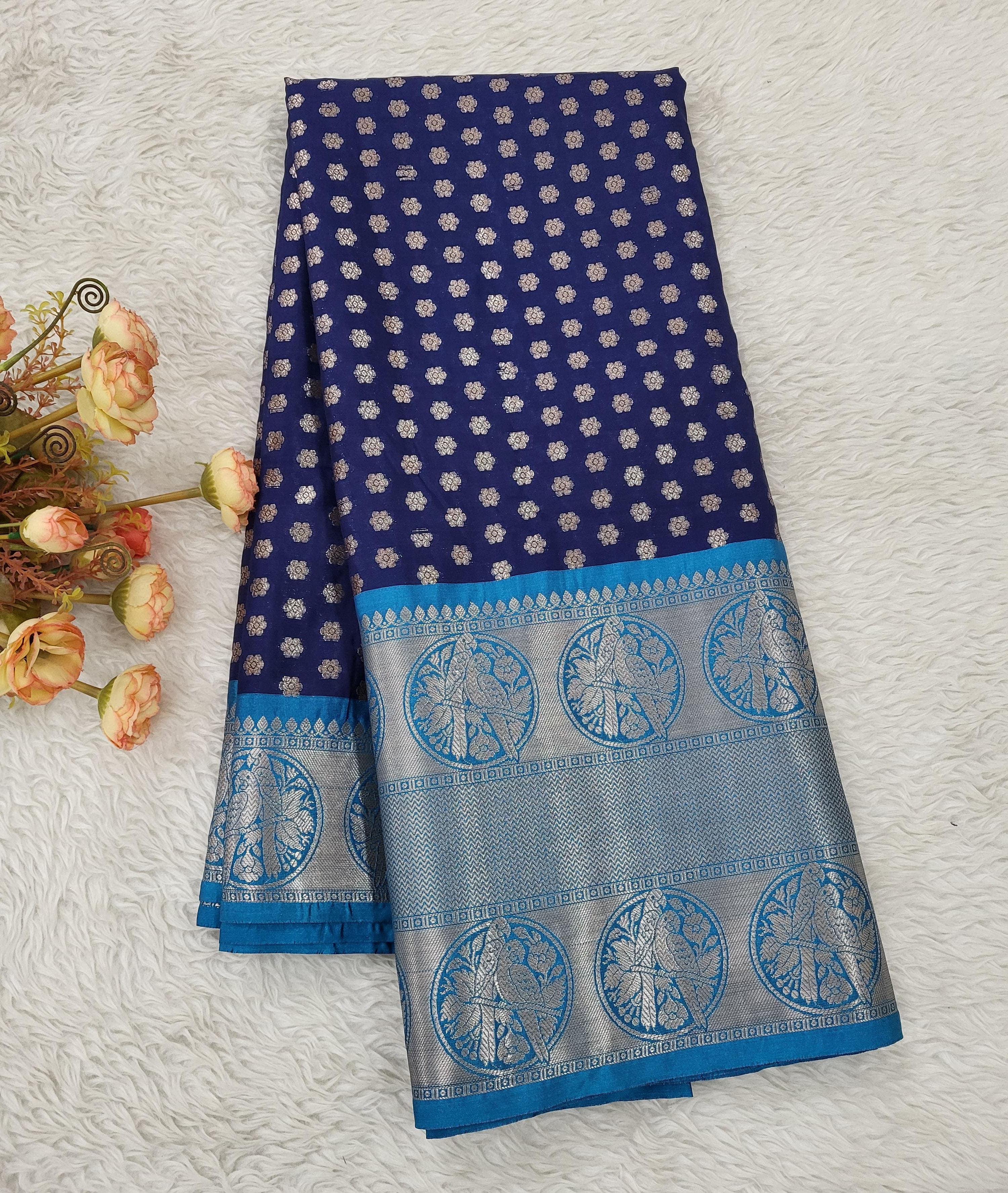 Semi Banarasi Vintage Saree