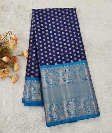 Semi Banarasi Vintage Saree