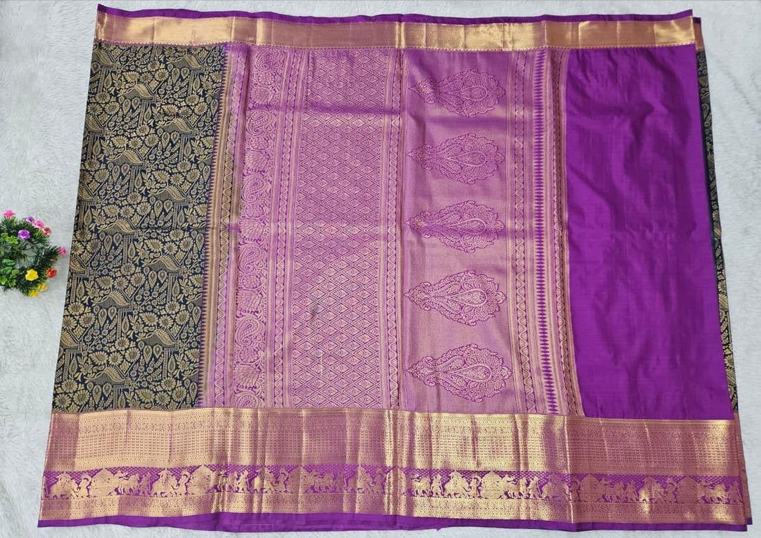 Semi Kanchipattu Resham Sarees