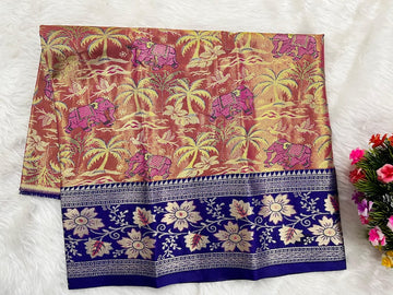 (0–1 Year) Lehenga – Unstitched (Blouse + Material)