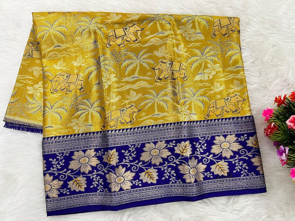 (0–1 Year) Lehenga – Unstitched (Blouse + Material)