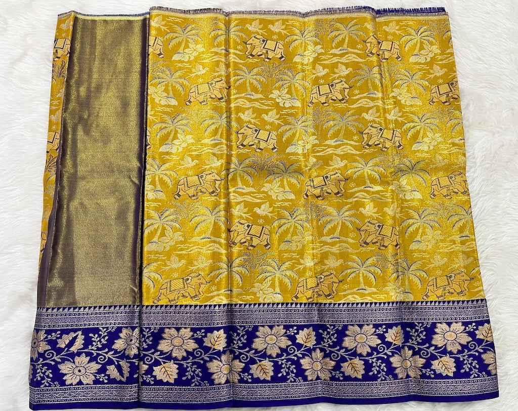 (0–1 Year) Lehenga – Unstitched (Blouse + Material)