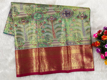 (0–1 Year) Lehenga – Unstitched (Blouse + Material)