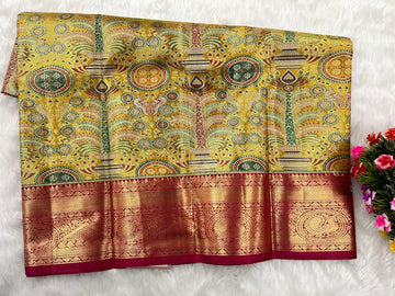 (0–1 Year) Lehenga – Unstitched (Blouse + Material)