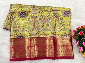 (0–1 Year) Lehenga – Unstitched (Blouse + Material)