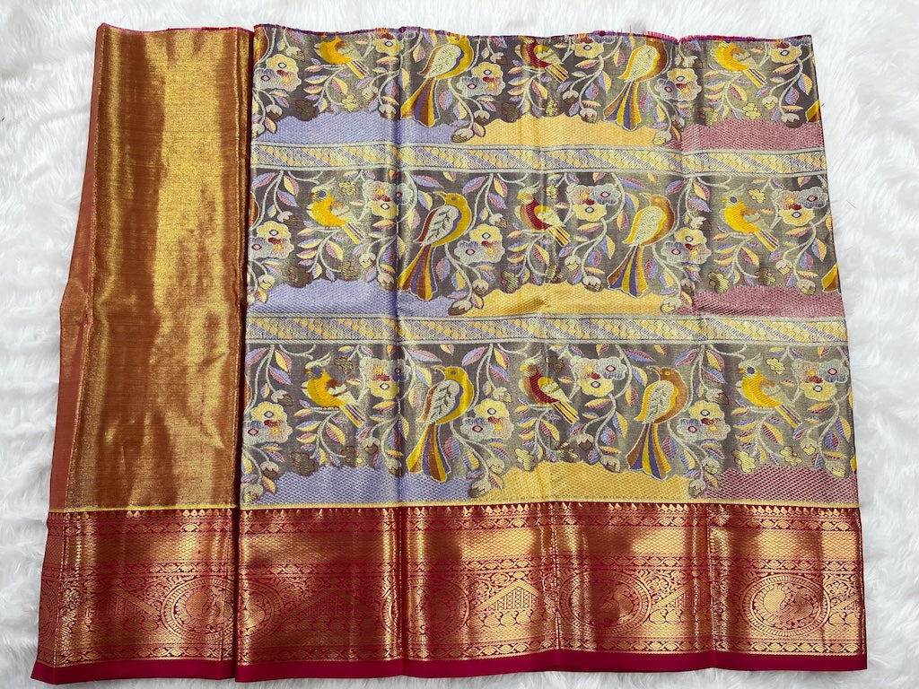 (0–1 Year) Lehenga – Unstitched (Blouse + Material)