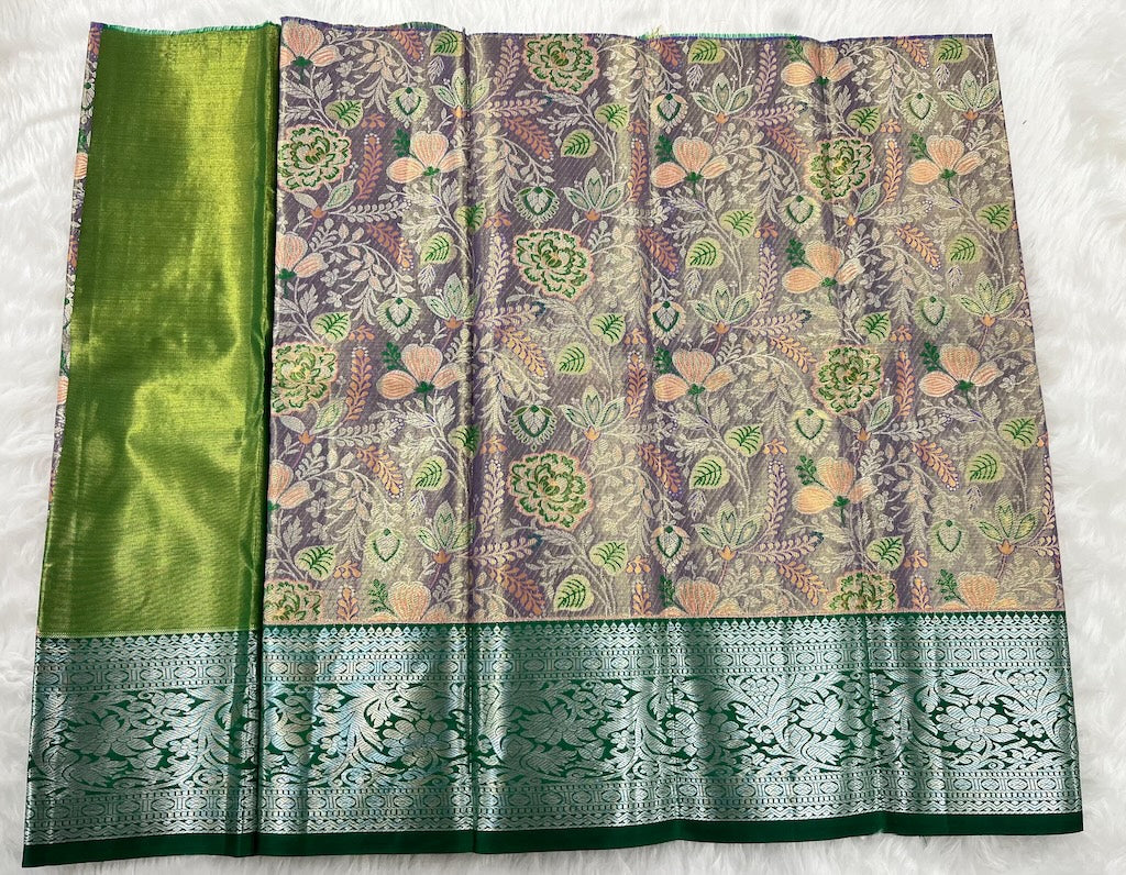 (0–1 Year) Lehenga – Unstitched (Blouse + Material)