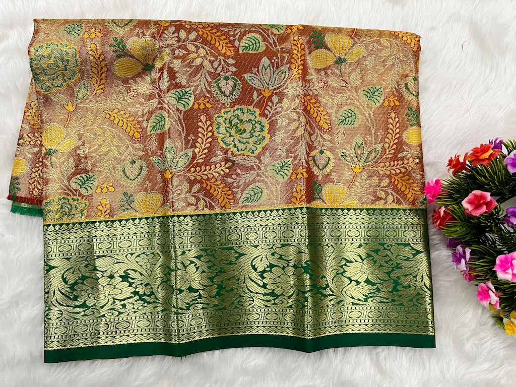 (0–1 Year) Lehenga – Unstitched (Blouse + Material)