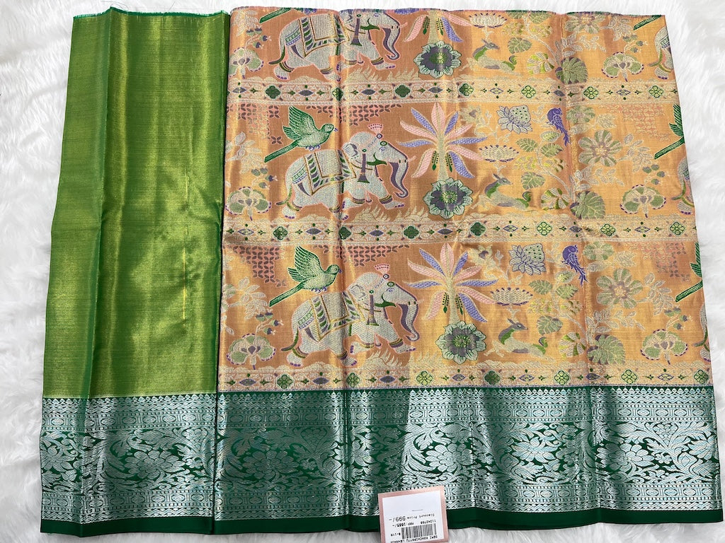 (0–1 Year) Lehenga – Unstitched (Blouse + Material)