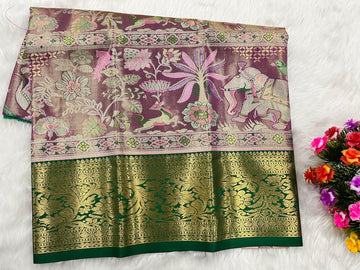 (0–1 Year) Lehenga – Unstitched (Blouse + Material)