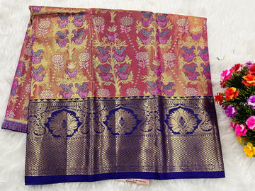 (0–1 Year) Lehenga – Unstitched (Blouse + Material)