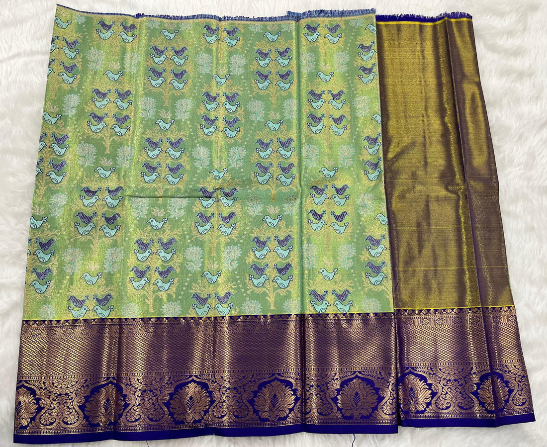 (0–1 Year) Lehenga – Unstitched (Blouse + Material)