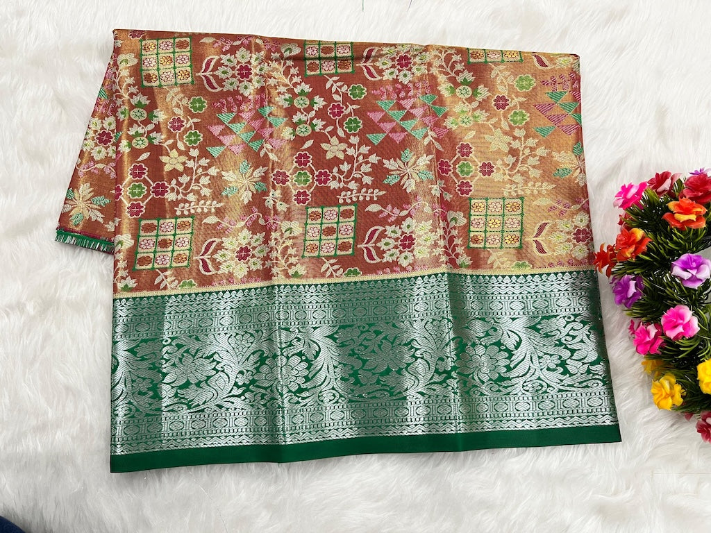 (0–1 Year) Lehenga – Unstitched (Blouse + Material)