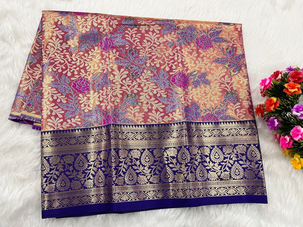 (0–1 Year) Lehenga – Unstitched (Blouse + Material)