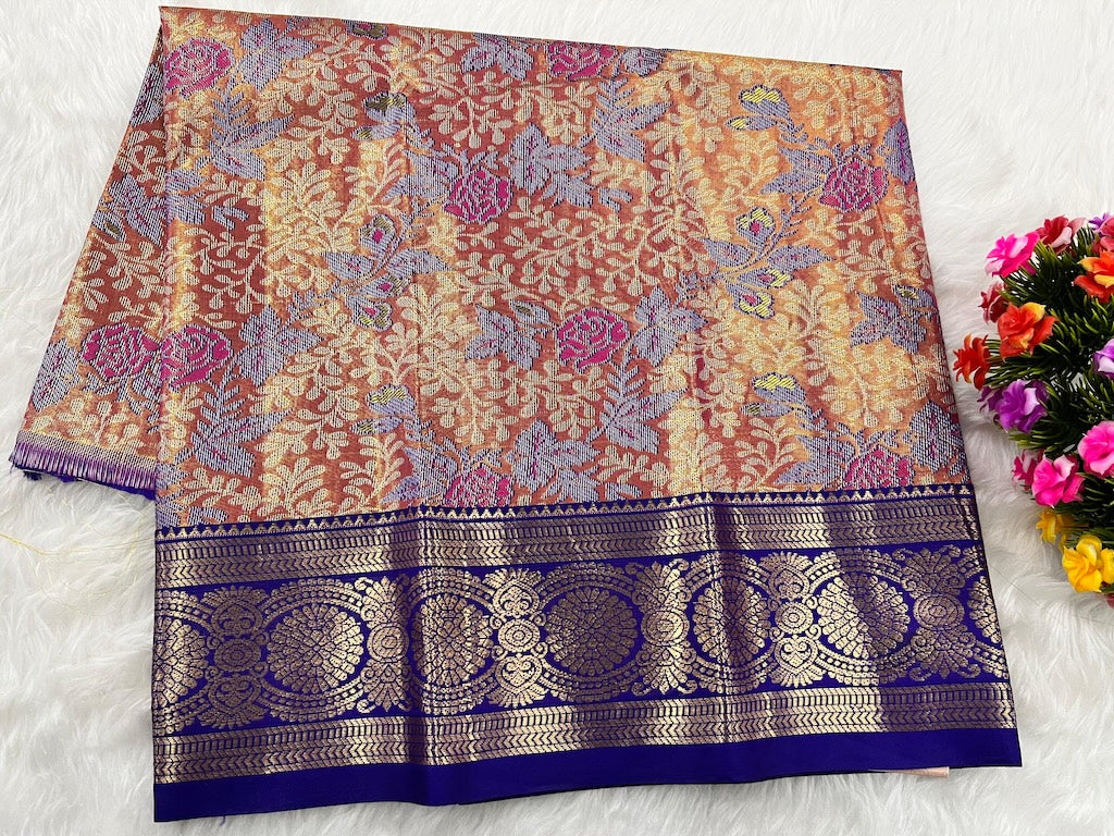 (0–1 Year) Lehenga – Unstitched (Blouse + Material)