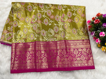 (0–1 Year) Lehenga – Unstitched (Blouse + Material)