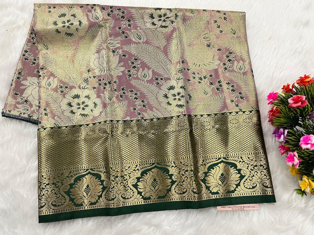 (0–1 Year) Lehenga – Unstitched (Blouse + Material)