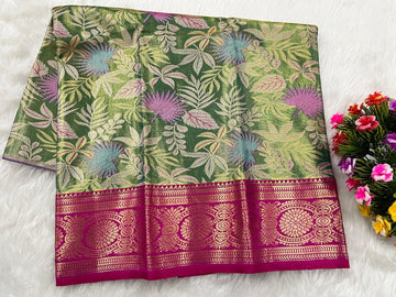 (0–1 Year) Lehenga – Unstitched (Blouse + Material)