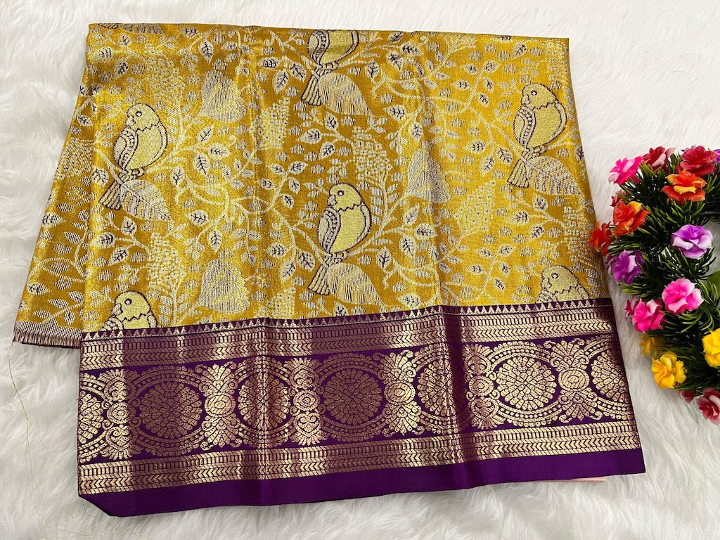 (0–1 Year) Lehenga – Unstitched (Blouse + Material)