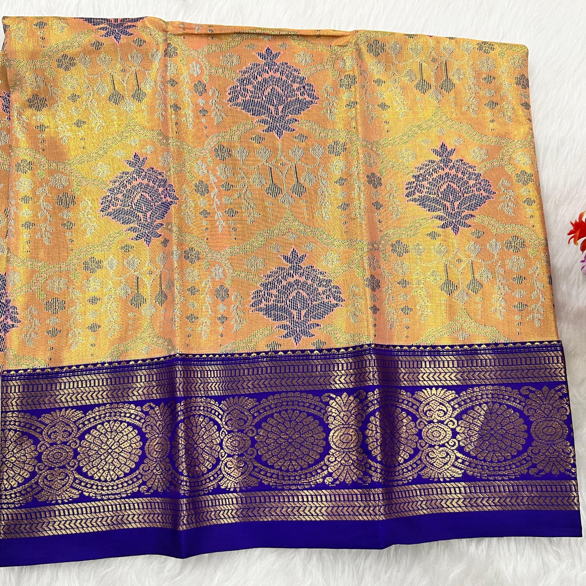 (0–1 Year) Lehenga – Unstitched (Blouse + Material)