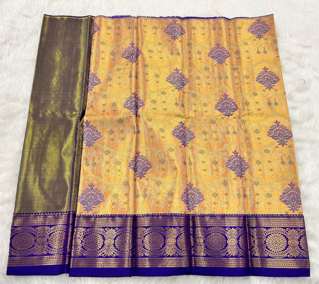 (0–1 Year) Lehenga – Unstitched (Blouse + Material)