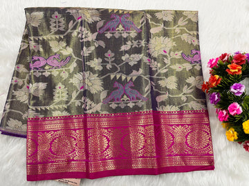 (0–1 Year) Lehenga – Unstitched (Blouse + Material)