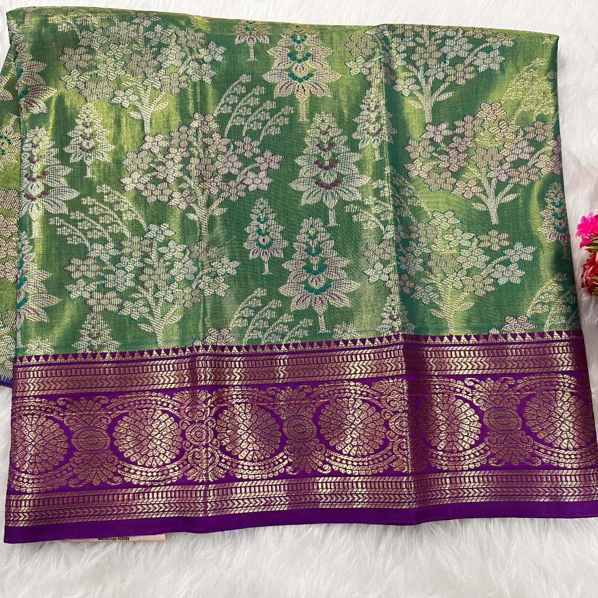 (0–1 Year) Lehenga – Unstitched (Blouse + Material)